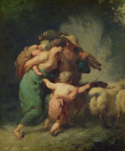 The Return of the Flock by Jean Francois Millet